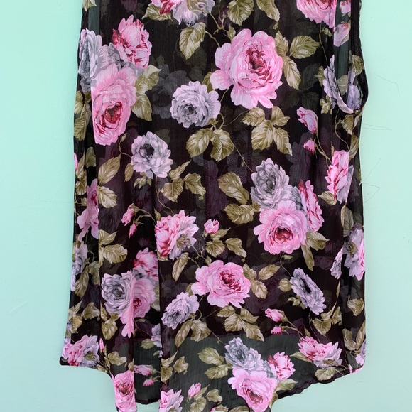 AWAKE COUTURE see through long sleeveless blouse M - Picture 10 of 12